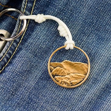 Bronze keychain “Lenin Peak”