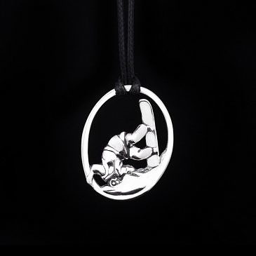 Pendant  “Funny snowboarder”