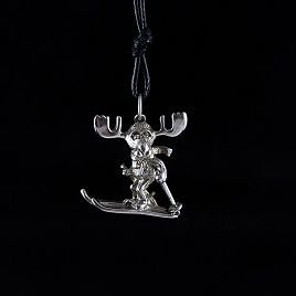 Pendant “Moose skier”