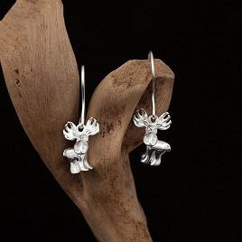 Earrings “Young moose”