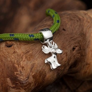 Charm “Young moose”, Bangles and Necklaces