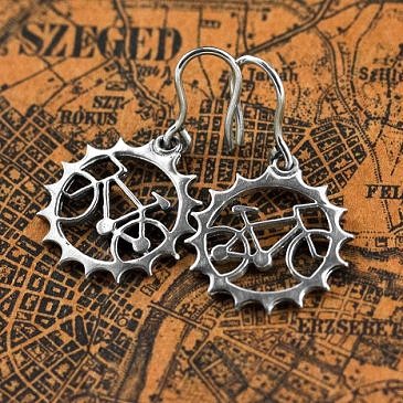 Earrings “Cycling”