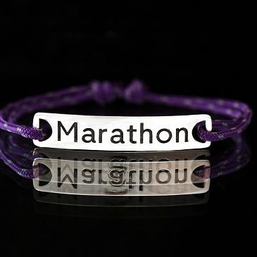 Bracelet “Marathon”. personalized run bracelet Jewelry