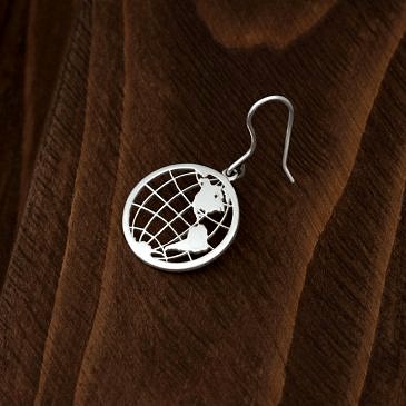 Earring “Western hemisphere”