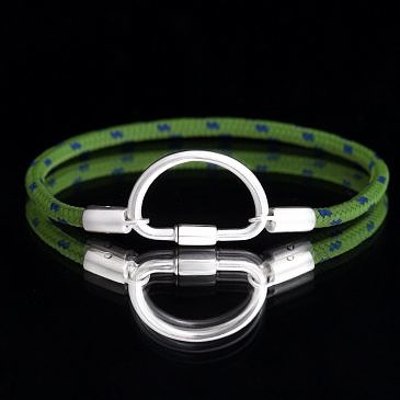 Climbing bracelet for charm Carabiner Maillon Rapid